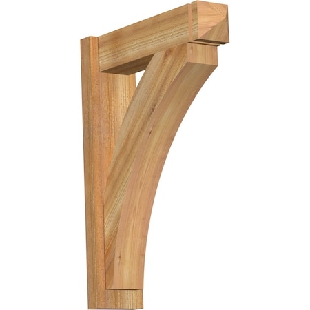 Thorton Rough Sawn Arts And Crafts Outlooker, Western Red Cedar, 6W X 22D X 30H